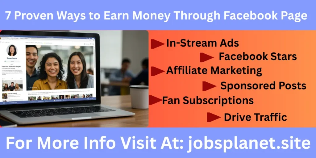 Earn Money Through Facebook Page